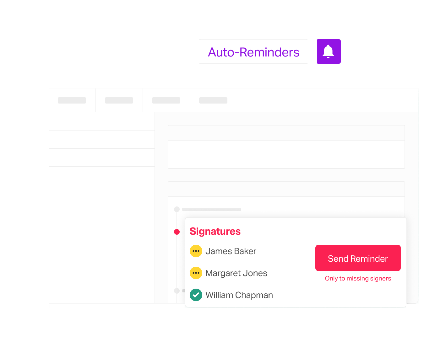 E-Signing - Automated Chaser Emails