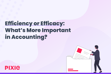 Efficiency or Efficacy: What’s More Important in Accounting? — Pixie