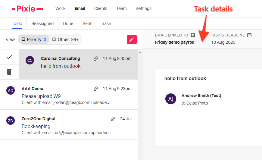 email task 1