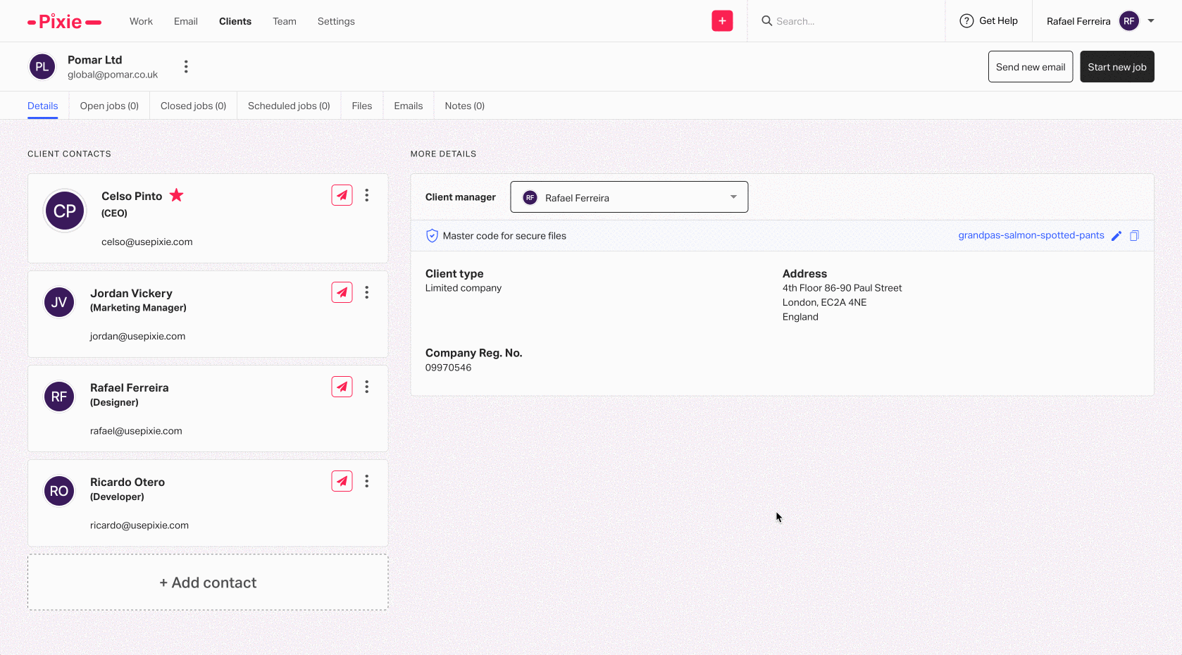 Pixie - Practice management for accountants companies house integration