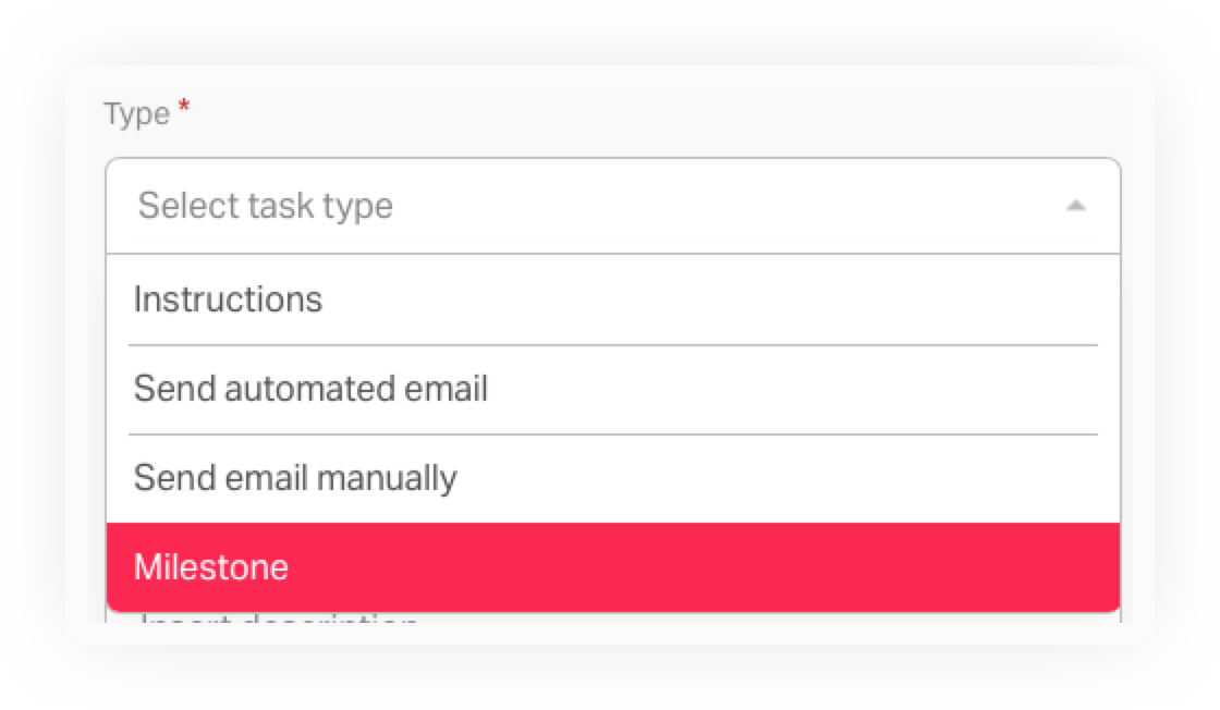 milestones-task-type